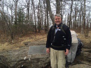 At the start of the Appalachian Trail