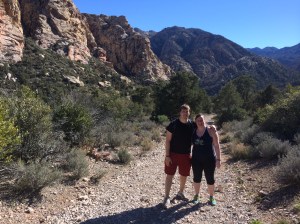 Brandon and Chele Hiking